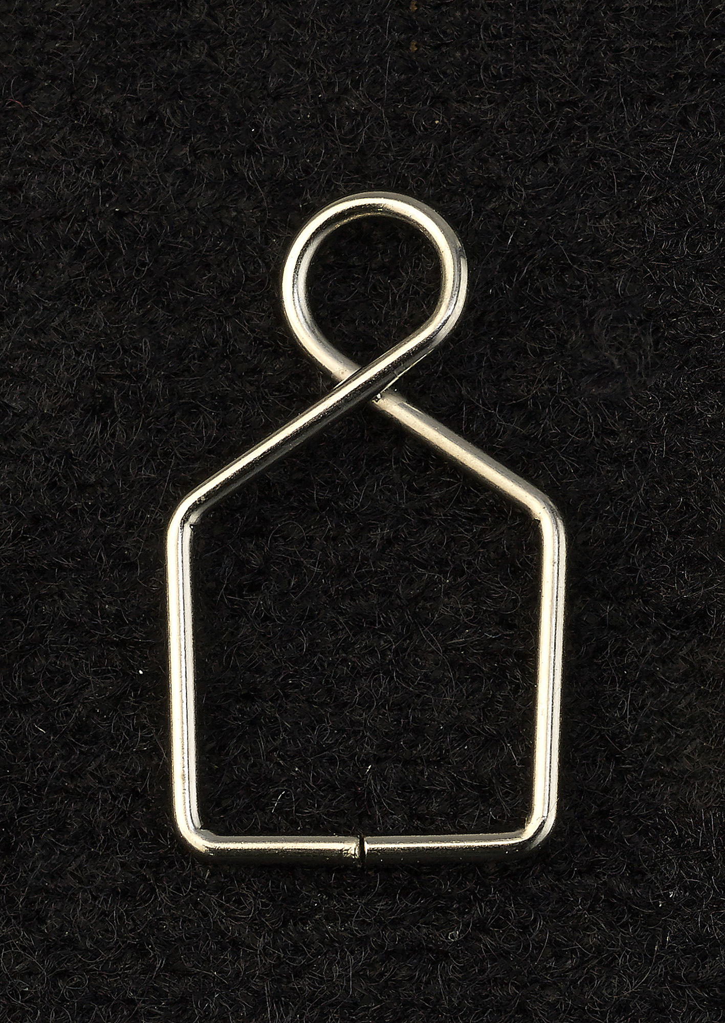 C90072  Square Claw Link 10X18mm Chrome